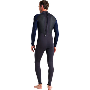2023 C-Skins Mens Element 3/2mm Back Zip Wetsuit C-EL32STM - Anthracite / Slate / Lime